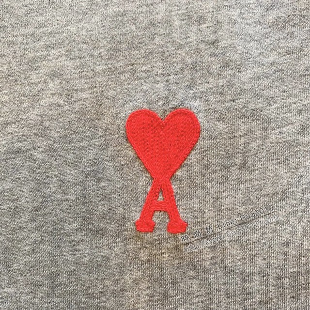 Ami專櫃2023SS新款刺繡T恤 男女同款 tzy2662